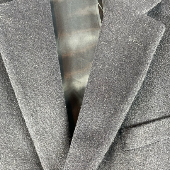 Jos A Bank Men's 100% Camel Hair 2-Button Blazer Jacket Blue 43R - Picture 3 of 7